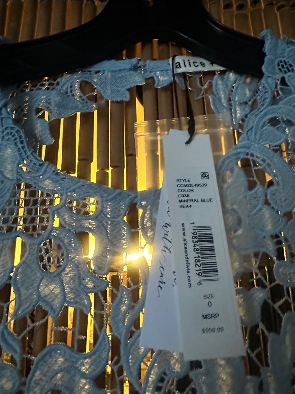 NWT Never Worn - Alice + Olivia Clover Open Back Dress - Picture 5 of 8